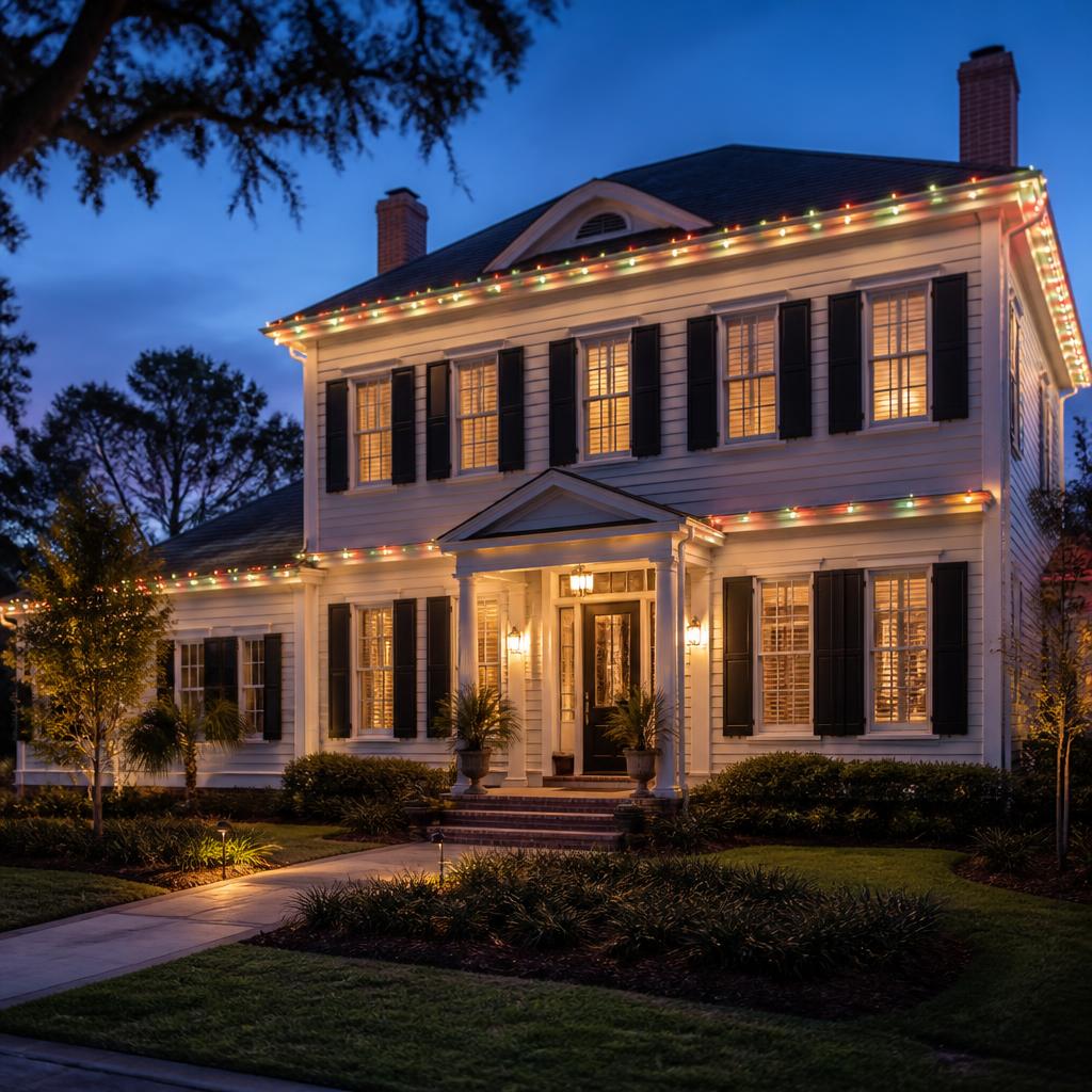Permanent holiday lights